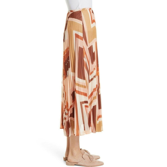Lafayette 148 New York Jahira Pleated Midi Skirt Size 12 $798 - Picture 6 of 12